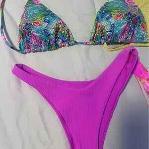 Luli fama Vibrant high leg Bottoms size medium